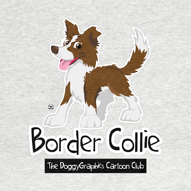 CartoonClub Border Collie - Brown by DoggyGraphics